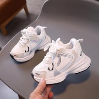 Kids' Sports Shoes - Soft Sole, Non-Slip, Casual Running for Boys & Girls, Spring/Autumn 2026 Size 21-25, pack of 5 gray