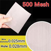 4-500Mesh 304 nerūdijančio plieno tinklelio filtras tinklelio metalo priekinio remonto taisymo tinklelio filtravimo austos vielos ekranavimo lakšto ekranavimo filtras 500Mesh 15x15cm 3pcs