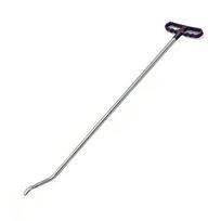 Steel Dents Removal Tool Dents Puller Rod Hook Ergonomic Handhle Design Home Garage Repairs Enthusiasts 1 gray