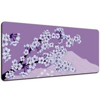 Japanese Sakura Gaming Mouse Pad Pink Sakura Mousepads Black White  Desk Mat Torii Art Mouse Mats Rugs for Laptop Gamer 40x80x0.2cm