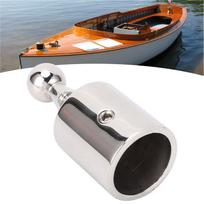 Bimini Top Cap 316 Stainless Steel Surface Polishing Rustproof Canopy Top Eye End for Boat Yacht 22MM gray