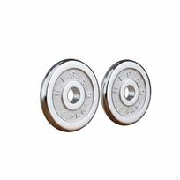 Barbell Plate, Dumbbell Electroplated dense Iron, Multiple Hole Sizes, 2.5kg20kg, Weighted 0.5kg*2 white