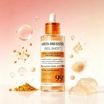 Turmeric Essence Serum with Exfoliating Niacinamide & Fruit Acids beige