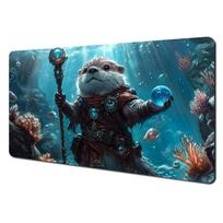 Magic black cat and crystal ball MTG Playmat Magic Card Battle Mat XCM tapete magic mtg NonSlip Durable Stitched Edge 30x80x0.2cm
