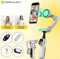 Gimbal AOCHUAN P2 z czujnikiem AI (biały)