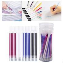 Heat Erase Erasable Pen Refills Fabric Marker High Temperature Disappearing Replaceable 24Pieces white