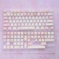 Kalamity Cute PBT Dye-Sublimated Theme Keyboard Keycaps gray