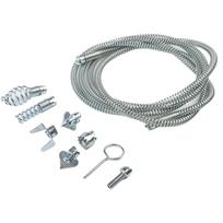 12 Mm Diameter Pipe Cleaning Tool Spiral Unclogging Tool Flexible Spiral Design A gray
