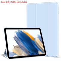 For Samsung Galaxy Tab A8 10.5'' SM-X200 SM-X205 Tri-fold Flip Case Magnetic Stand PU Leather Protective Cover Galaxy Tab A8 10.5 gray