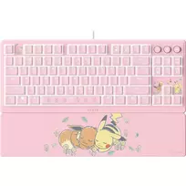 Razer Ornata V3 Tenkeyless | Gaming keyboard | Wired | US | Razer Mecha-Membrane Switches | Wrist Rest | Pikachu Eevee Edition