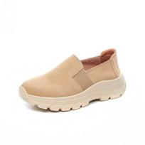 Low Height Increasing Tenis On Spring Woman Heel Shoes Nude High Heels Sneakers Sport On Sale Cool Industrial Sewing 43 beige