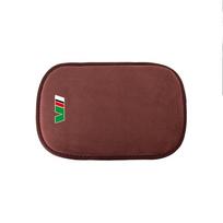 Automobilio priedai Suede Odinis Porankio Kilimėlis Apsauginė Pagalvėlė Automobilio Porankiai Skoda S Fabia Superb Octavia Karoq VII 1PCS black