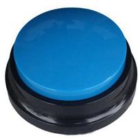 Sound Button Voice Recording Noise Makers Talking Button Answering Buttons Dog Toys Recording Toy tamsiai mėlyna spalva