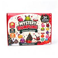Kalėdinis Paslaptingas Koldūnas Advento Kalendorius 24 Staigmenos Squishy Fidget Žaislas Slepiančioji Dėžutė Streso Atsarginė Kalėdų Šventės Dovana black
