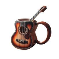 Muzikos instrumentas Kavos puodelis Gitara Fortepijonas Smuikas Būgnas Saksofonas Elektrinė gitara Keraminė black
