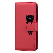 Magnetinis odinis piniginės tipo dėklas su atvartu telefonui Redmi Note 8 9 9T 10 11 12 13 14 Pro 4G 5G, smūgiams atsparus, mielas animacinis dizainas Redmi Note 9