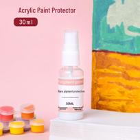 Acrylic Retarder & Protector for Digital Oil Painting - Adds Luster, Brightness, Waterproofs, and Protects. blue