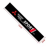 1 vnt. Automobilio priekinio stiklo dekoratyvinis lipdukas-apsauga nuo saulės Skirta Mitsubishi ASX Lancer Pajero Outlander L200 EVO Lancer EX Priedai Stilius QQ7 gray
