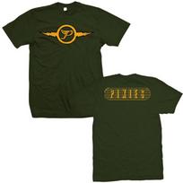 Pixies T Shirt Lightning Logo Mens Green New S Xl XXL brown