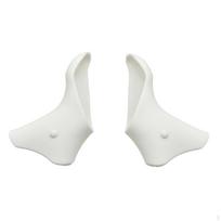 Shifter Hood Covers Odor Silicone Hoods Washable Bike Brake Lever for Road Cyclists, balta