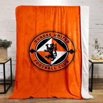 Dundee United Football Club Logo Blanket print blanket soft and cozy perfect for the living room bed sofa or a nap,gift 80cm x 120cm black