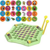 Kids Memory Matching Game Fruit Flip Chess Board Game Educational Concentration Training Toy for Toddler 3+ Memory Card Game Toy yellow