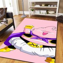 Majin Buu kilimas, skaitmeniniu būdu spausdinamas grindų kilimėlis svetainei, šaunus filmo namų dekoro kilimas, miegamojo žaidimų kilimėlis -HYQ27 60cmx90cm purple