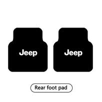 Jeep automobilio kilimėliai, priekiniai ir galiniai automobilių kiliminiai grindų kilimėliai Jeep Renegade Wrangler JL Cherokee Compass automobilių salonui black