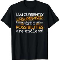 Šiuo metu neprižiūrimas marškinėlis Juokinga Sarcastic Grafinis Marškinėlis Unisex XL orange