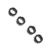 Furulu DISC BRAKE CALIPER PIN BUSH SET OF 4 FOR TOYOTA CAMRY SIENNA RAV4 ES RX I black