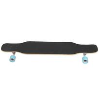 Maple Wooden Professional Longboard Strong Loading Anti-skid Deck Four Wheel Sports   for Teenager(Heart ) black