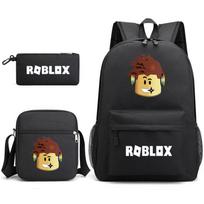 Roblox berniukams ir mergaitėms mokyklos reikmenys kuprinės studentų mokyklos krepšiai maži peties krepšiai pieštukinių krepšiai kompiuterio krepšiai miestelis one size juoda