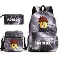 Roblox berniukams ir mergaitėms mokyklos reikmenys kuprinės studentų mokyklos krepšiai maži peties krepšiai pieštukinių krepšiai kompiuterio krepšiai miestelis one size