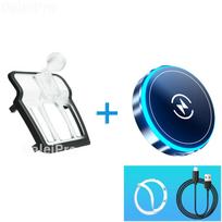 Special Car Phone Holder for BMW X2 F39 2016 2017 2018 2019-2022 Car Wireless Charging Mount Magnetic MagSafe Holder Car Charger Base and holder 2 gray