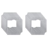 Compatible with Ecovacs Winbot Mini 2 window cleaning robot cleaning pad, replacing cleaning cloth white