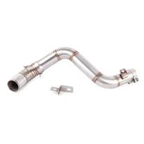 Motorcycle exhaust pipe suitable for KTM DUKE 125 150 200 390 2012-2016 A white