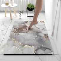 Elegantiškas 3D spausdintas atminties putų vonios kilimėlis su neslystančiu dizainu  40*60cm
