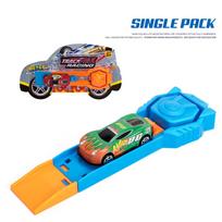 Mini Metal Track Launcher Competitive Racing Activity Developing Fine Motor Skills Best Xmas Birth Date Present designed for Boys Children blue