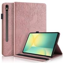 Planšetinio kompiuterio dėklas Samsung Tab S10 Lite dėklas Reljefinis medis Atverčiamas piniginės tipo stovas Dėklas Funda Galaxy Tab S10 Lite dėklui 10,9 colio S10 Lite (10.9 inch)