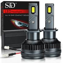 2Pcs H1 H4 H7 LED Canbus H8 H11 Turbo Led Headlight Bulbs 130W 60000LM 12V 24V 6000K White Auto Dual Copper Tube Lamp H11 H8 gray