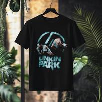 Linkin Park Emily Armstrong x Chester Bennington , Roko gerbėjo dovana. Unisex marškinėliai Medvilniniai Oversize Didelis dydis L gray