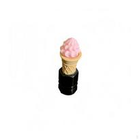 Ice Cream Cone Valve Cap Easy Installation Cute Bike Tire Universal Fit Decorative Wheel rožinė