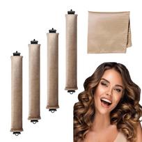 Heatless Rubber Hair Curler: 3 Hooks Big Wave Sleep Curling Tool