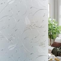 Plati 75/90 cm vitražinė privatumo langų plėvelė, matiniai nuo saulės apsaugantys langų lipdukai, matinė anti-UV langų tonavimo plėvelė 55x100 cm