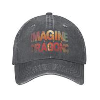Imagine Dragons Loom Album Baseball Caps Band Music Distressed Denim Classic Outdoor All Seasons Travel Adjustable Snapback Hat Adjustable gray