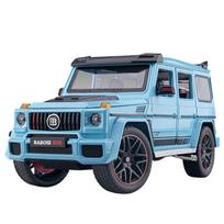 Didelis 1/18 mastelio Benz G800 visureigis lydinio metalo liejimo modelis automobilis su garsu ir šviesa Kolekcionuojami daiktai Papuošalai Gimtadienio dovana Draugui mėlyna