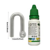 CO2 Indicator Drop Checker Solution Long Term Monitor Test Fish Tank Glass Aquatic Co2 Tester for Fish Tank Aquariums white