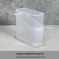 Japanese-Style Cheese Slice & Tea Bag Organizer with Lid – Fresh Storage Box for Refrigerator skaidri