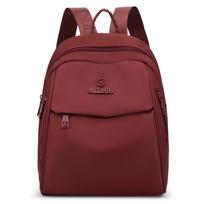 Outdoor Backpack Student Lightweight Schoolbag Multi-compartment Backpack raudona