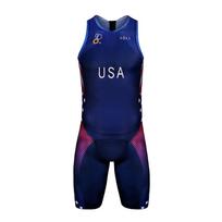 Roka Team Triatlono Lenktynių Kostiumas Dviračių Skinsuit Vyriškas Berankovis Maudymosi Kostiumas Dviračio Džersis Ropa Ciclismo Dviračių Drabužiai Kombinezonas M blue
